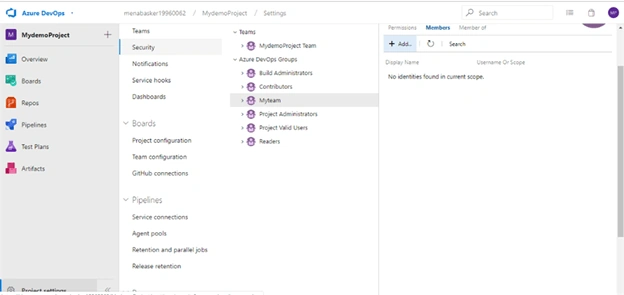 Manage User And Permissions In Azure Devops Service