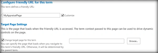 target page