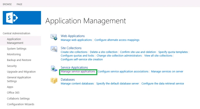 Application Management