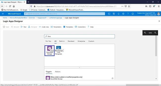 Managing Azure Blob Storage By Logic Apps