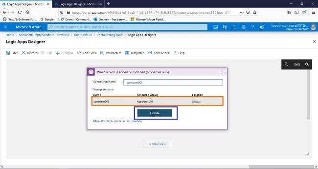Managing Azure Blob Storage By Logic Apps