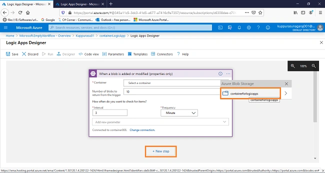 Managing Azure Blob Storage By Logic Apps