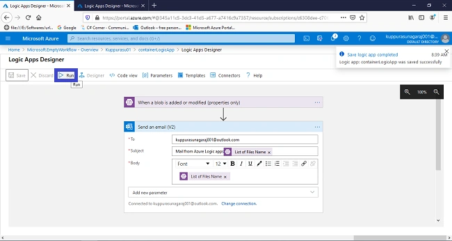 Managing Azure Blob Storage By Logic Apps