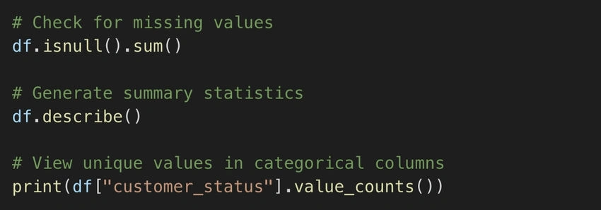 Data exploration