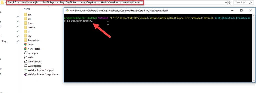 Managing Files On GitHub Using Git Bash 📥📤 In Real-Time Scenario