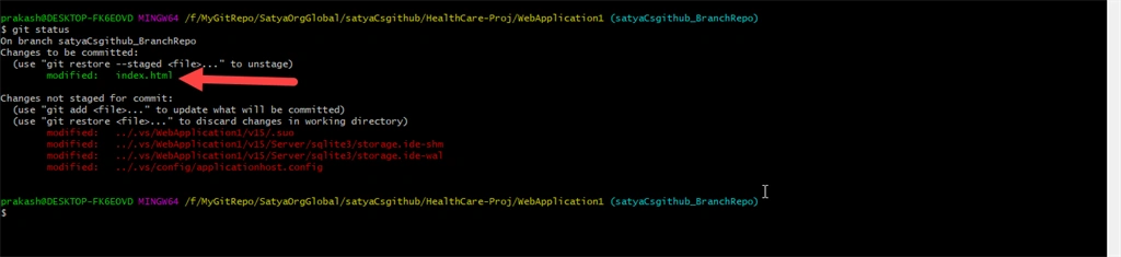Managing Files On GitHub Using Git Bash 📥📤 In Real-Time Scenario