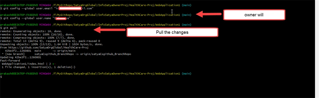 Managing Files On GitHub Using Git Bash 📥📤 In Real-Time Scenario