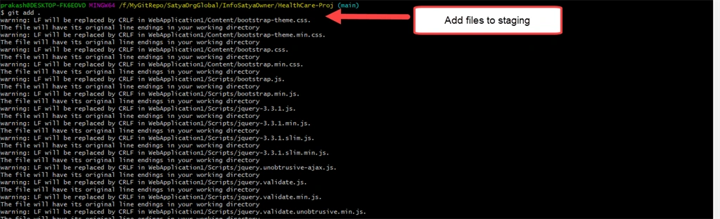 Managing Files On GitHub Using Git Bash 📥📤 In Real-Time Scenario - Owner Uploads Project In GitHub Repo