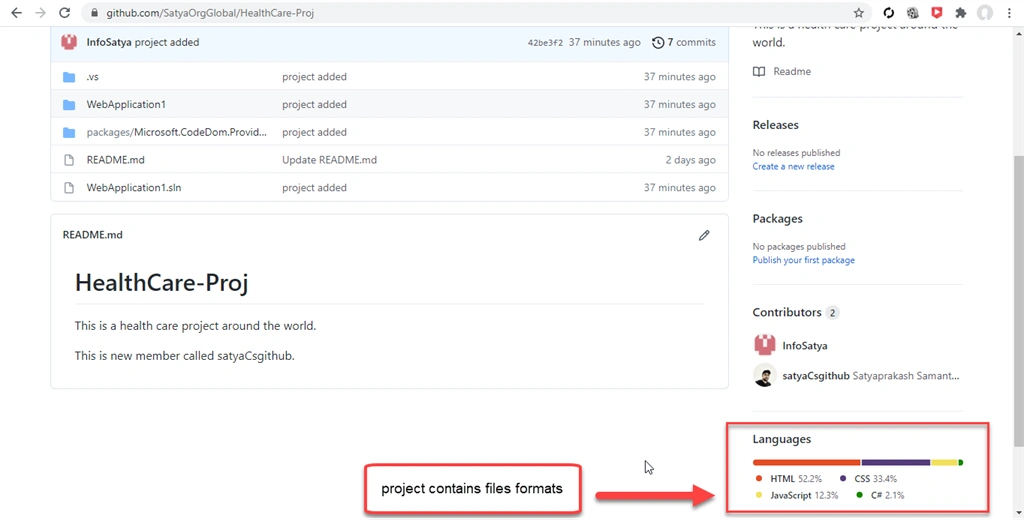 Managing Files On GitHub Using Git Bash 📥📤 In Real-Time Scenario - Owner Uploads Project In GitHub Repo