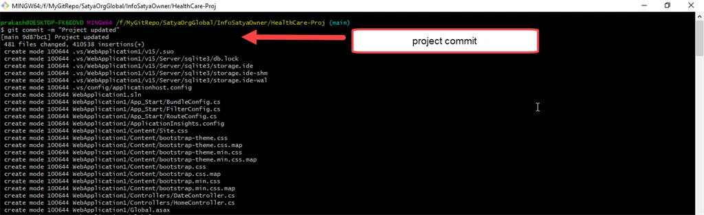 Managing Files On GitHub Using Git Bash 📥📤 In Real-Time Scenario - Owner Uploads Project In GitHub Repo