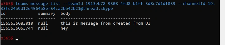 Managing Microsoft Teams With Office 365 CLI Commands