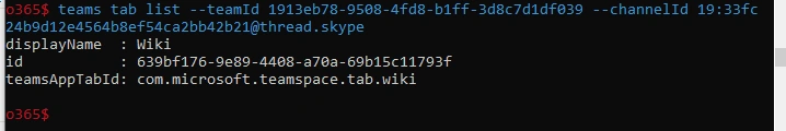 Managing Microsoft Teams With Office 365 CLI Commands