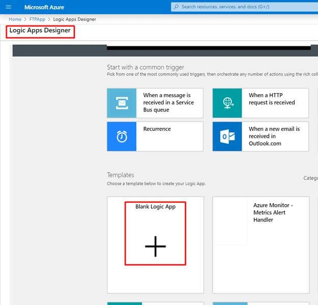 Managing Our FTP Server Files By Using Azure Logic Apps