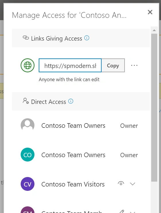Managing The Sharing Links Of Files Within A SharePoint Online Document Library