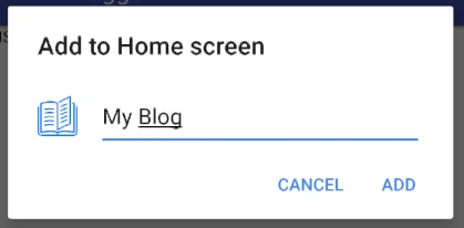 Progressive Web App