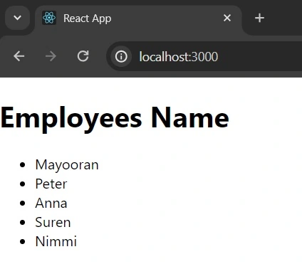 React App