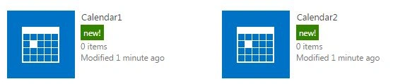 add a second calendar
