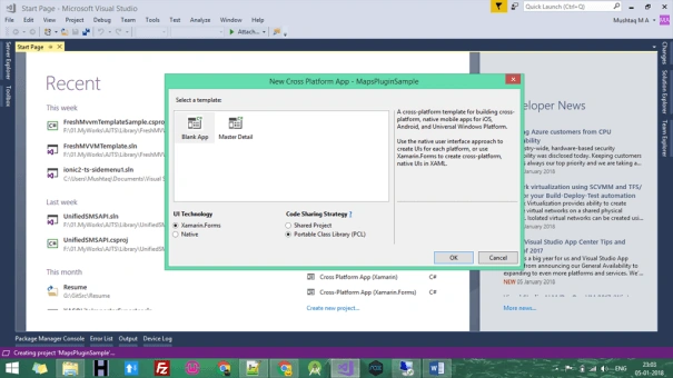 Master Detail Page In Xamarin.Forms Using FreshMVVM