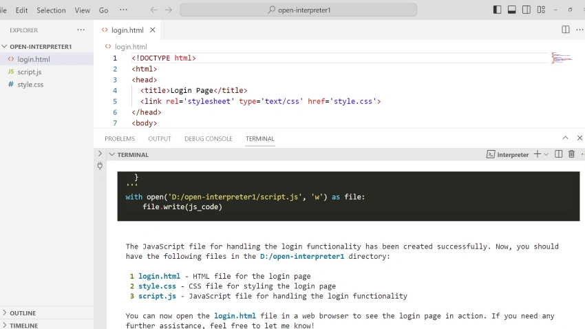HTML Page