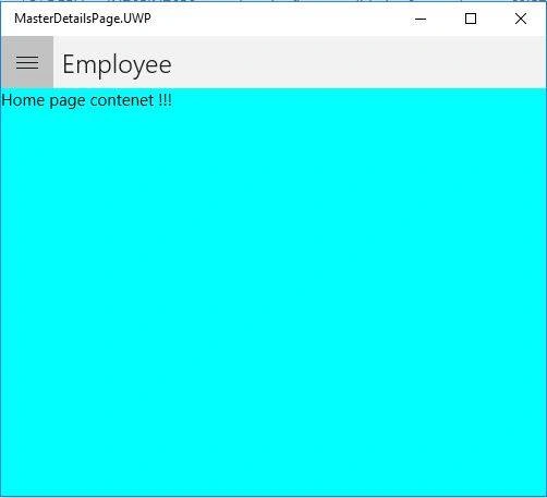 MasterDetailPage In Xamarin