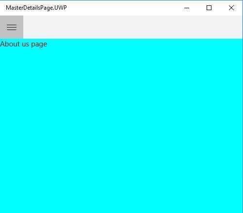 MasterDetailPage In Xamarin