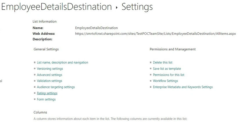 Access Settings