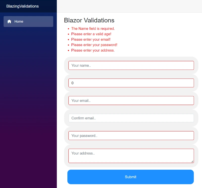 Mastering User Input Validation: A Guide to Implementing Validations in Blazor