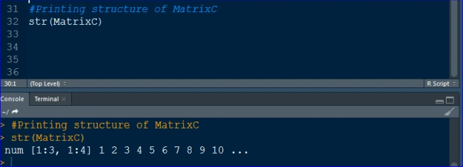 cbind() function