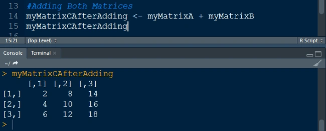 Matrix In R - Arithmetic Operations / Addition And Subtraction On Matrices In R