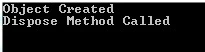 Dispose method