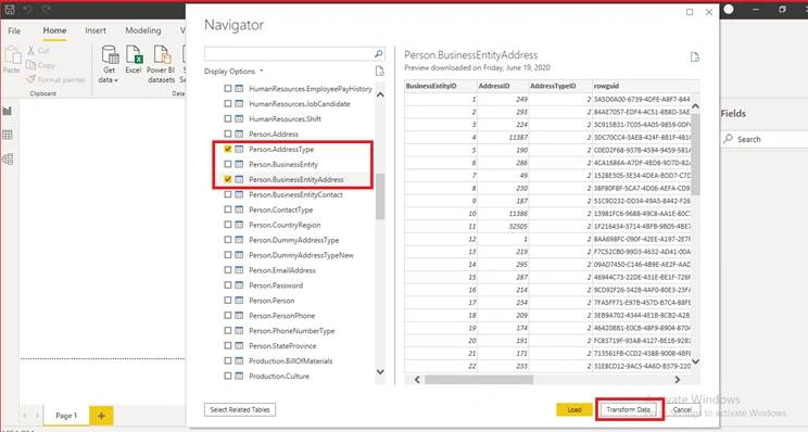 Joins Of Two Tables In Power BI