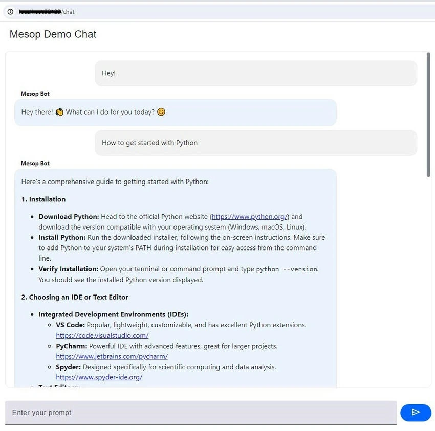 Mesop Demo