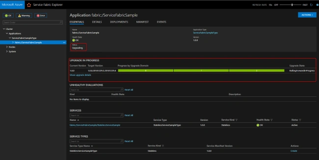 MicroServices using Service Fabric and .Net Core with CI - CD