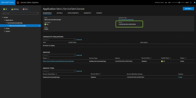 MicroServices using Service Fabric and .Net Core with CI - CD