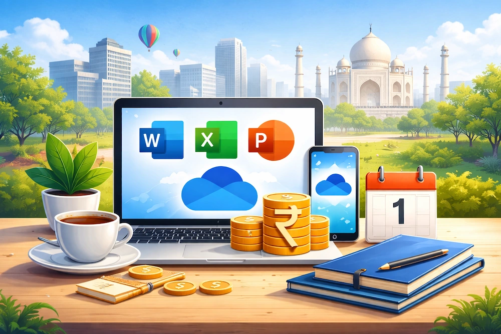 Microsoft 365 Price Per User Per Month in India