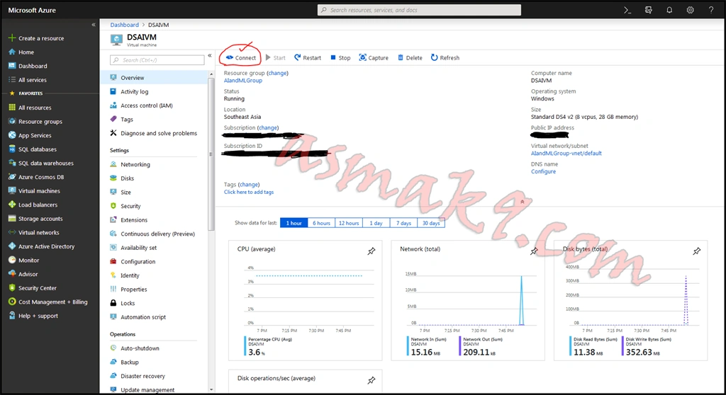 Microsoft Azure - Setting Up Data Science Windows 2016 Virtual Machine