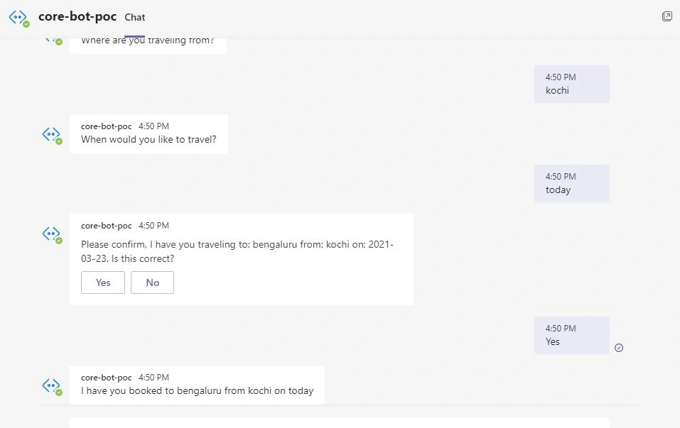 Microsoft Chat Bot