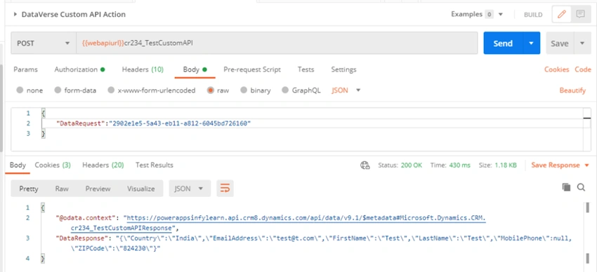 {Microsoft Dataverse} Explore Custom API feature in Dynamics 365