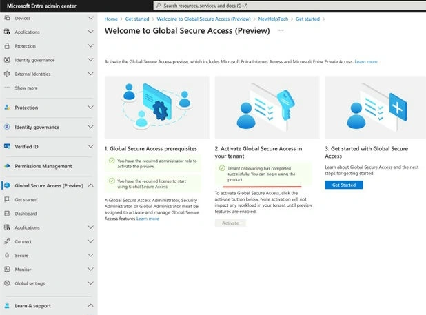 Tenant onboarding