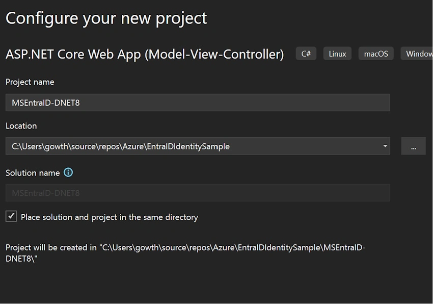 Project name