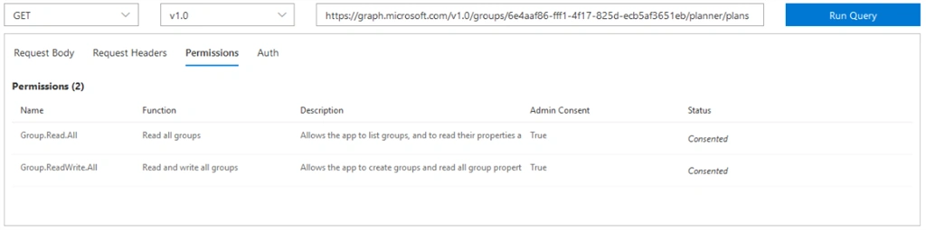 Microsoft Graph Explorer Way To Manage Planner