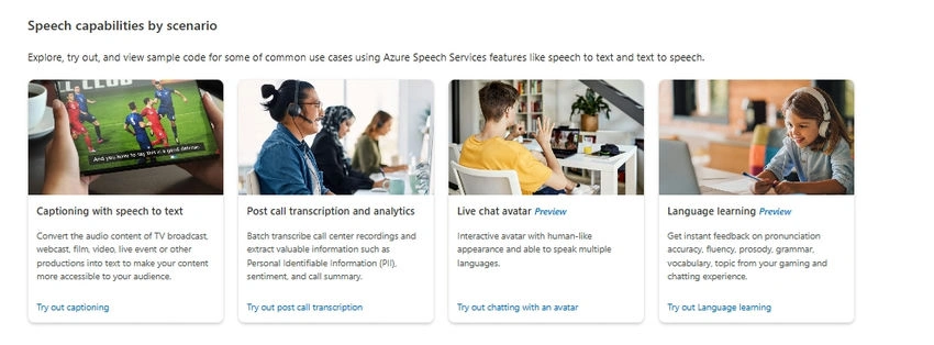 Speech Capabalities