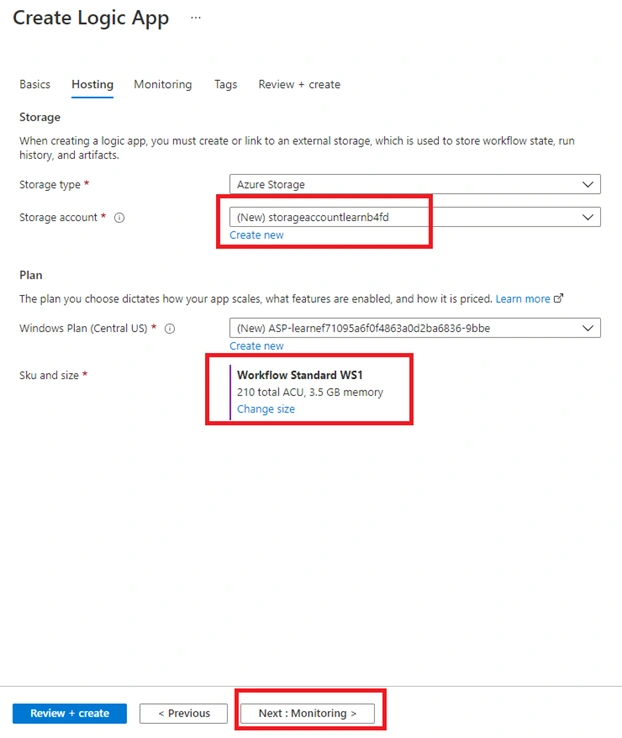 Microsoft Standard Logic Apps