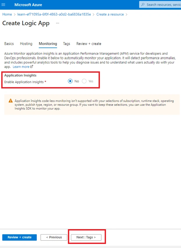 Microsoft Standard Logic Apps