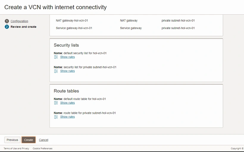 Create a VPN with Internet connectivity