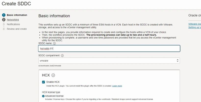 SDDC Name