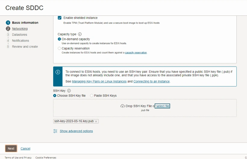Create SDDC