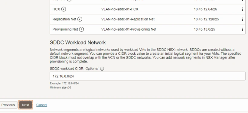 SDDC deployment