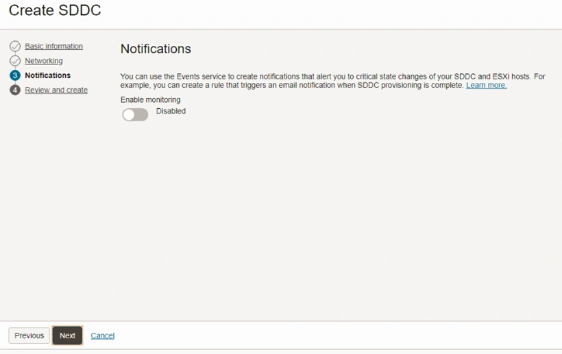 Create SDDC