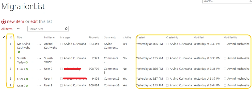 Migrate SharePoint List From onpremises To SharePoint Online